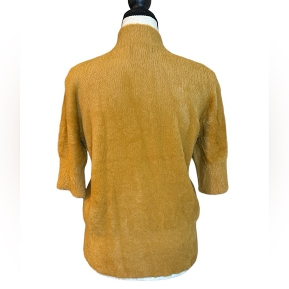 Bailey/44 Fuzzy Mockneck Sweater in camel brown - Picture 4 of 9